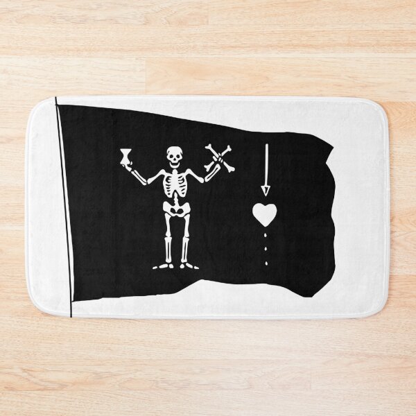 Item preview, Historic Pirate Flag Bart Robert 4 designed and sold by QuidnuncDesigns.