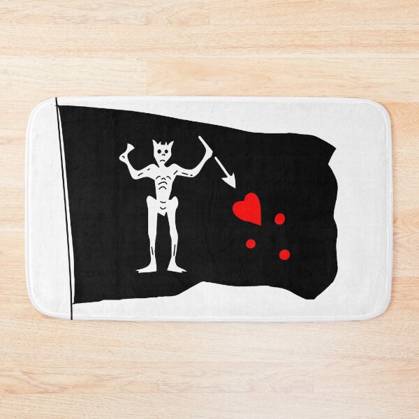 Item preview, Historic Pirate Flag Blackbeard designed and sold by QuidnuncDesigns.
