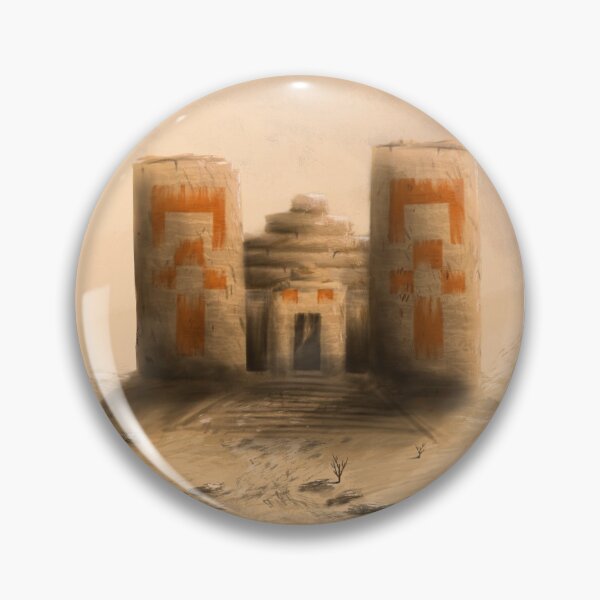 Item preview, Minecraft Desert Temple Pillager Landscape designed and sold by ShrimpinShlick.