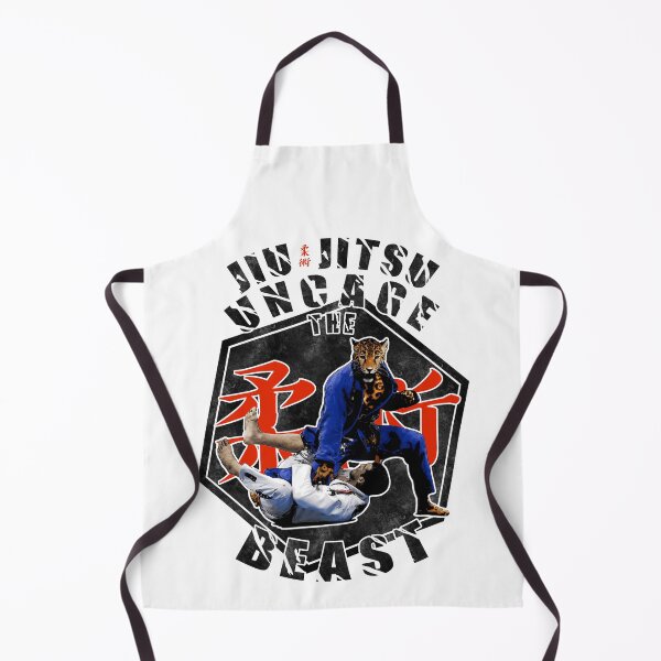 Item preview, Jiu Jitsu Uncage the Beast Martial Arts gift black edition  designed and sold by 8FistsofTees.