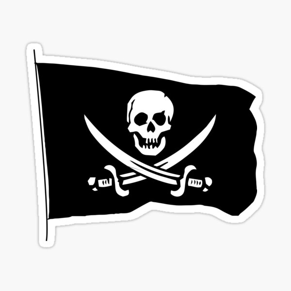 Item preview, Historic Pirate Flag Calico Jack designed and sold by QuidnuncDesigns.
