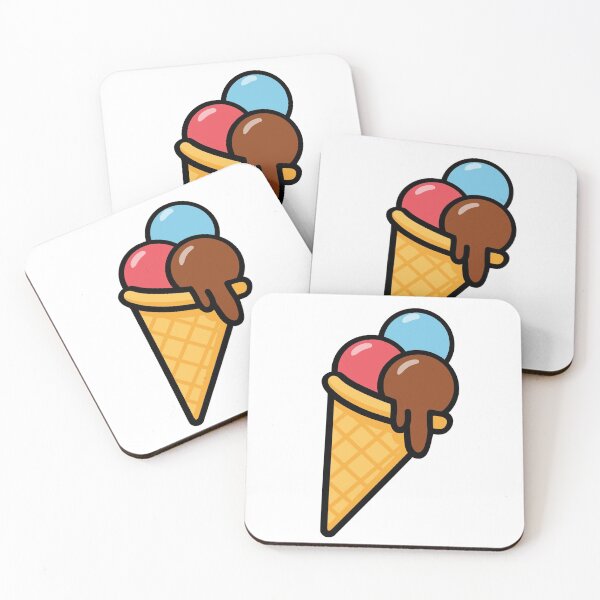 Item preview, Ice cream logo cartoon designed and sold by LeaPoupin.