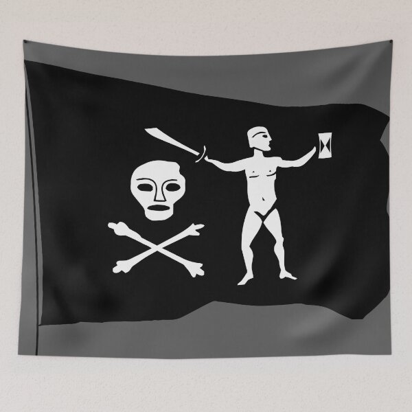 Item preview, Historic Pirate Flag Captain Delaien designed and sold by QuidnuncDesigns.
