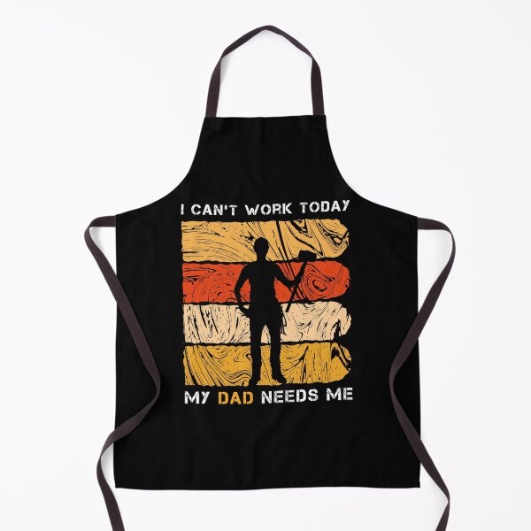 Item preview, I can't work today my dad needs me, Funny happy labor day gifts ideas for dad designed and sold by awesomedraw.