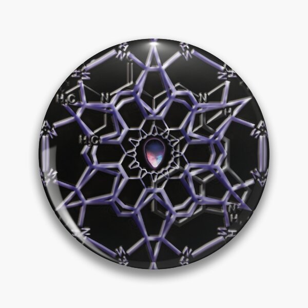 Artikelvorschau, Alien LSD Hexagon Invasion in Lila auf Schwarz entworfen und verkauft von PsyStudioShop.