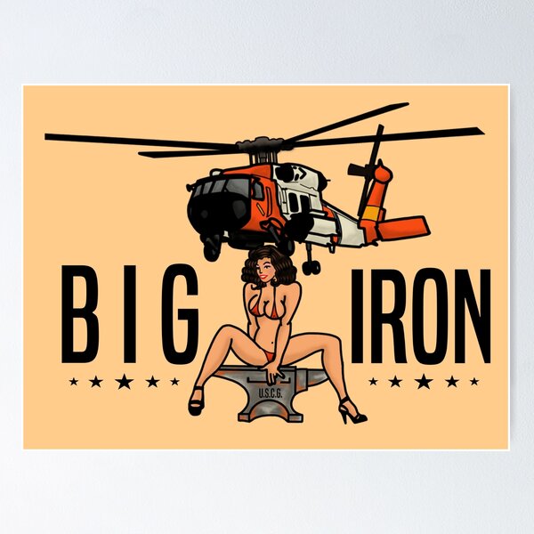 Coast Guard HH60 MH60 BIG IRON Bikini Poster