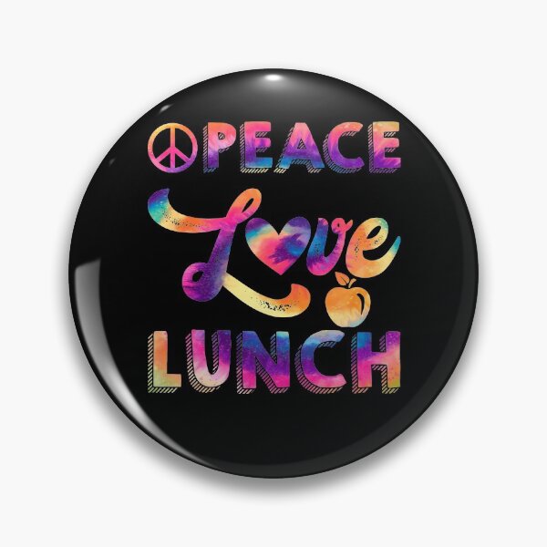 Item preview, Peace Love Lunch Cool Tie Dye Style Lunch Lady Funny designed and sold by kristazzsa112.