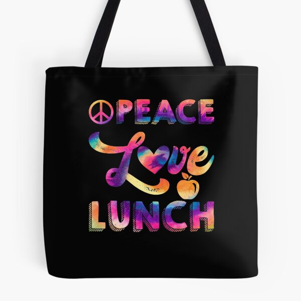 Item preview, Peace Love Lunch Cool Tie Dye Style Lunch Lady Funny designed and sold by kristazzsa112.
