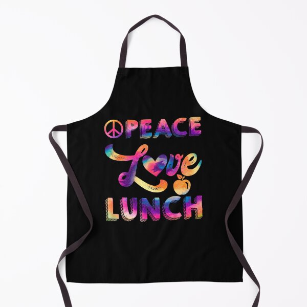 Item preview, Peace Love Lunch Cool Tie Dye Style Lunch Lady Funny designed and sold by kristazzsa112.