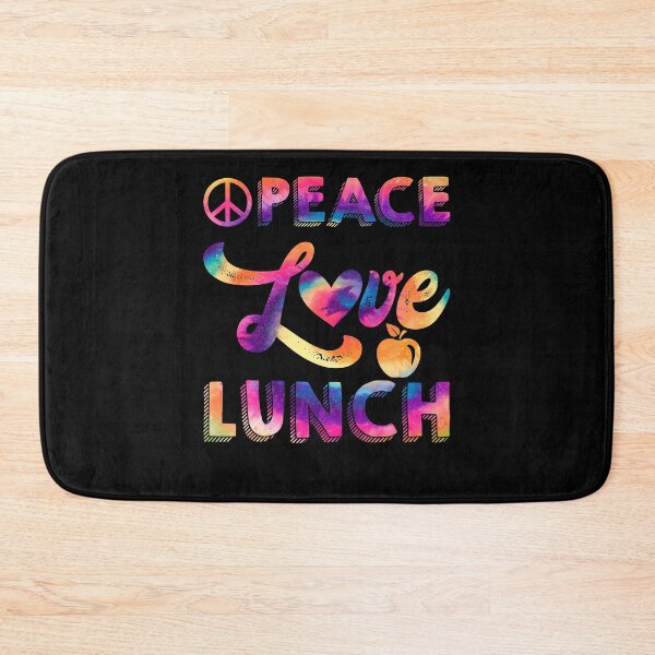 Item preview, Peace Love Lunch Cool Tie Dye Style Lunch Lady Funny designed and sold by kristazzsa112.
