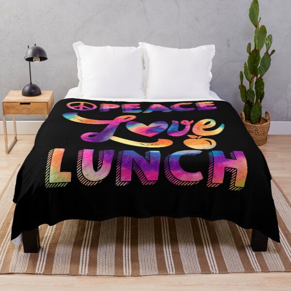 Item preview, Peace Love Lunch Cool Tie Dye Style Lunch Lady Funny designed and sold by kristazzsa112.