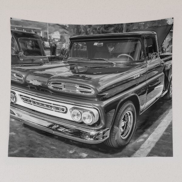 Aperçu de l'œuvre Camionnette Chevrolet Apache série 10 1961 créée et vendue par RichFrancoCars.