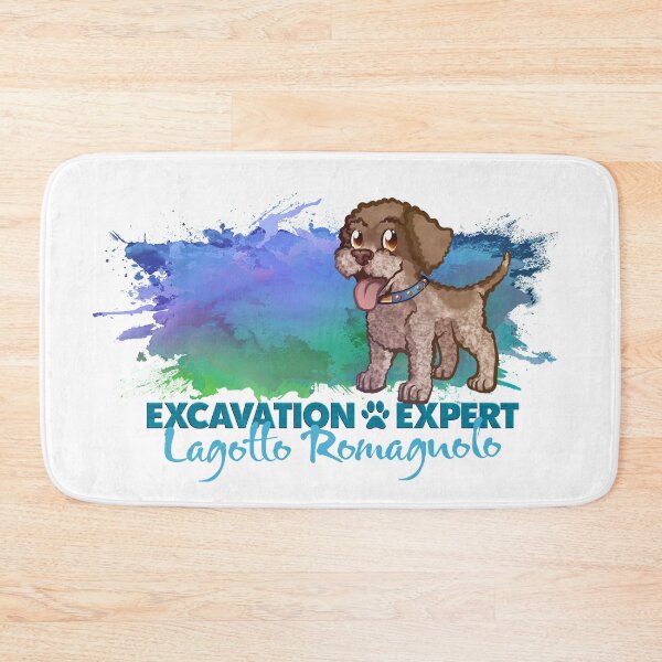 Item preview, Lagotto Romagnolo Puppy Dog Brown Roan designed and sold by Tazmaa.