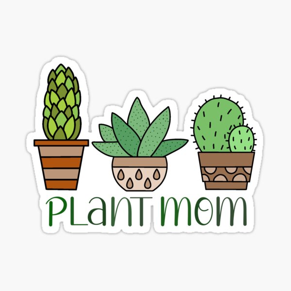 Plant Mom Sticker
