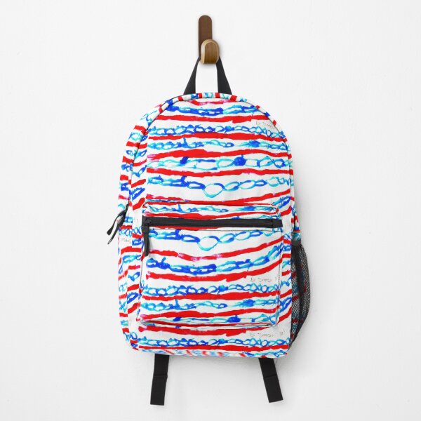 Item preview, the horizontal redlines and blue chain pattern. by tommy2021;- c/o. c.a.2021. designed and sold by smiley100.