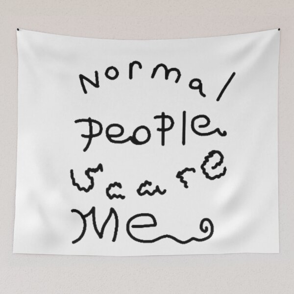 Item preview, Normal people scare me designed and sold by beckyhowling.