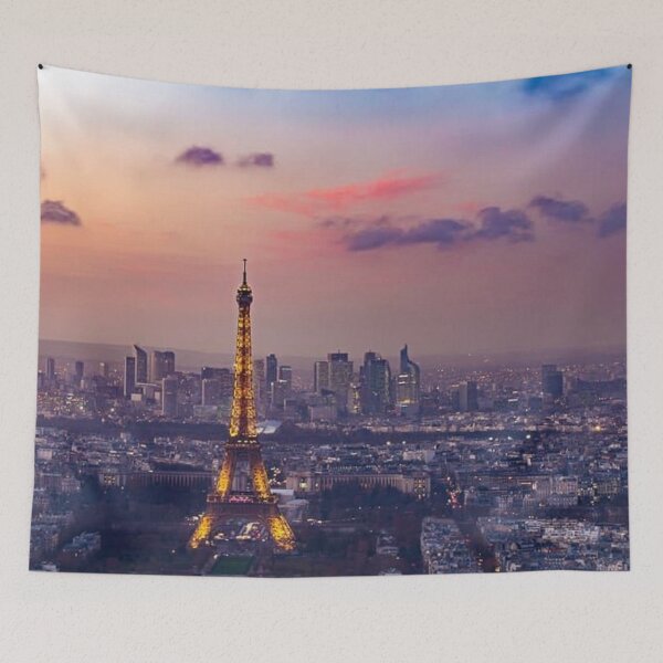 Item preview, Designer blankets with the eiffel tower designed and sold by marksandford78.