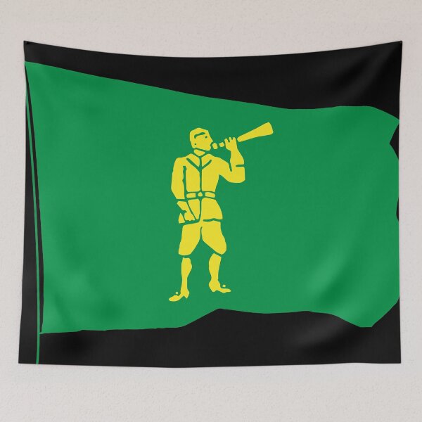 Item preview, Historic Pirate Flag Edward Low designed and sold by QuidnuncDesigns.