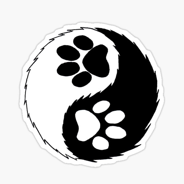 Artikel-Vorschau von furry yin yang , designt und verkauft von yiffy-hustler.