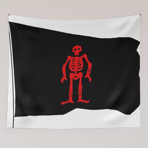 Item preview, Historic Pirate Flag Edward Low 2 designed and sold by QuidnuncDesigns.