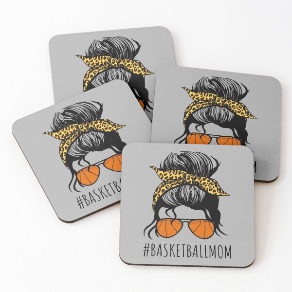 Item preview, Basketball Mom With Leopard And Messy Bun designed and sold by Lemon Pepper.