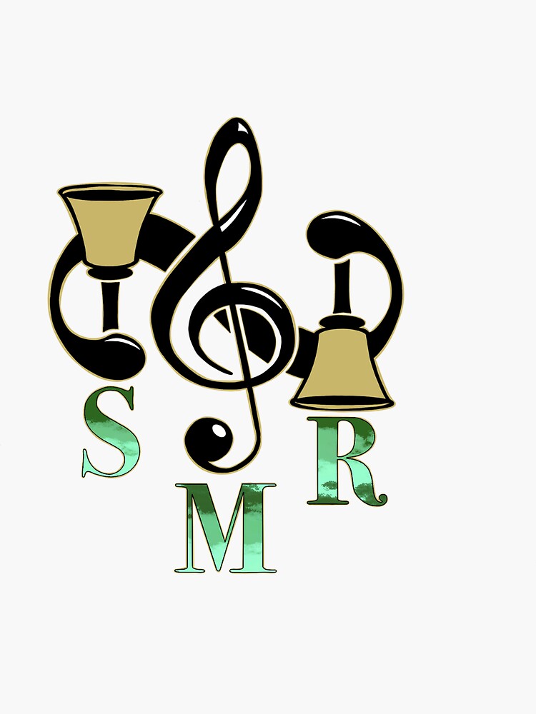"Handbell Choir Logo" Sticker for Sale by WorstDesigns Redbubble