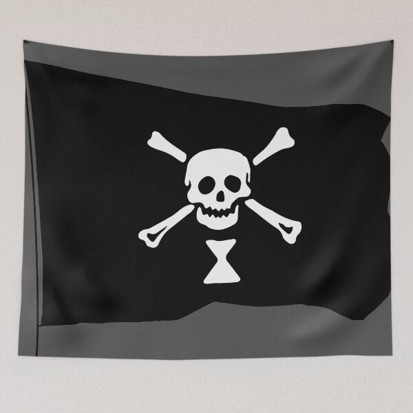 Item preview, Historic Pirate Flag Emanuel Wynn designed and sold by QuidnuncDesigns.
