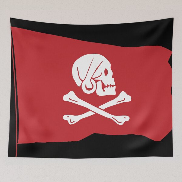 Item preview, Historic Pirate Flag Henry Avery designed and sold by QuidnuncDesigns.