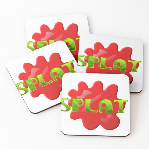 Item preview, Splat WordArt, Red splat with yellow word, glob, mess, Onomonipea designed and sold by Nostrathomas66.
