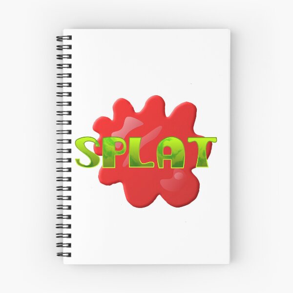 Item preview, Splat WordArt, Red splat with yellow word, glob, mess, Onomonipea designed and sold by Nostrathomas66.