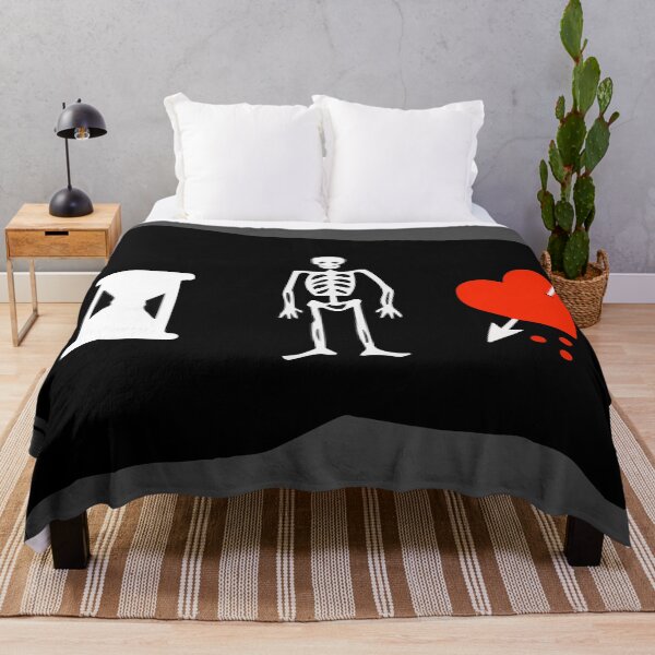 Item preview, Historic Pirate Flag John Phillips designed and sold by QuidnuncDesigns.