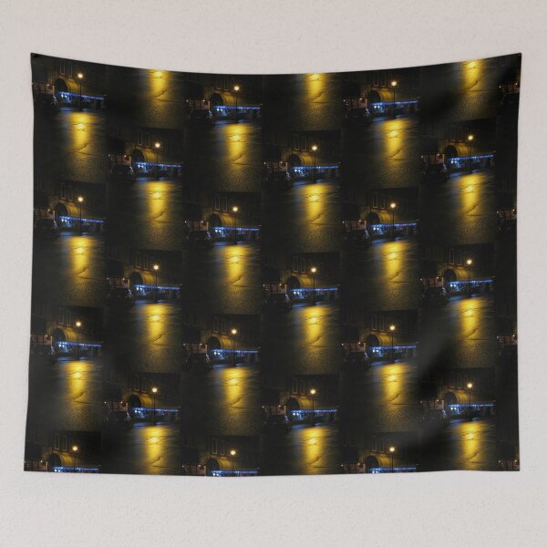 Item preview, Rainy Night On Main St. designed and sold by Jean Gregory Evans.