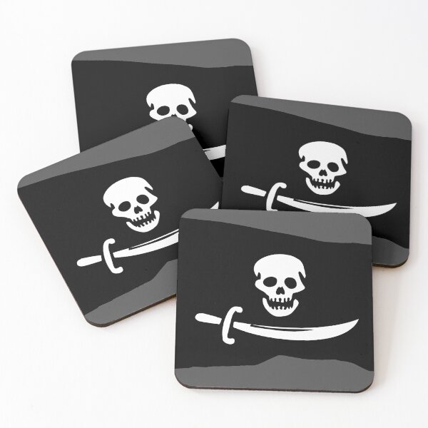 Item preview, Historic Pirate Flag Jolly Roger designed and sold by QuidnuncDesigns.