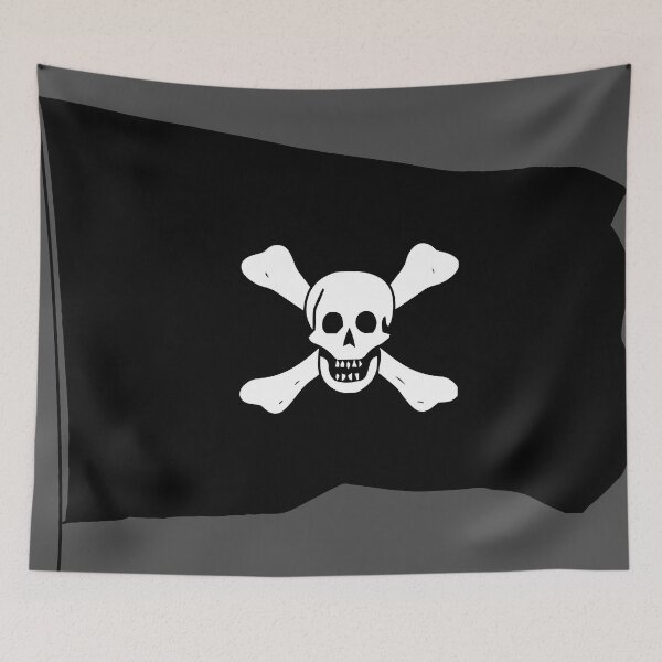 Item preview, Historic Pirate Flag Richard Worley designed and sold by QuidnuncDesigns.