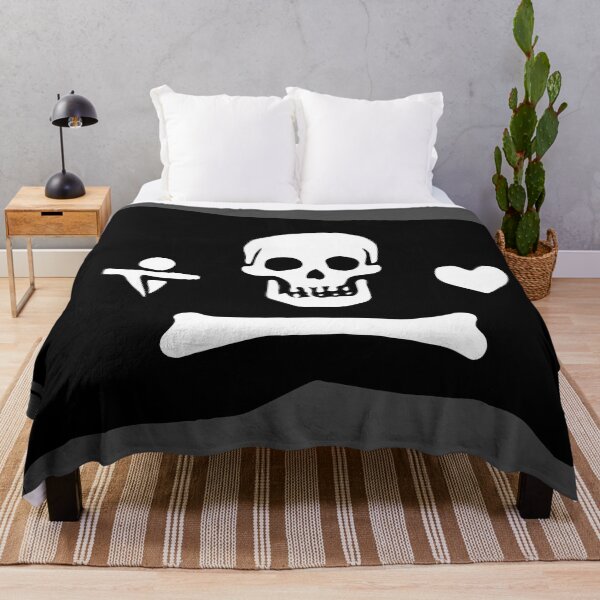 Item preview, Historic Pirate Flag Stede Bonnet designed and sold by QuidnuncDesigns.