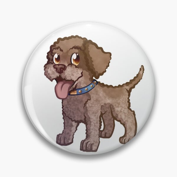 Item preview, Lagotto Romagnolo Puppy Dog Brown Roan designed and sold by Tazmaa.