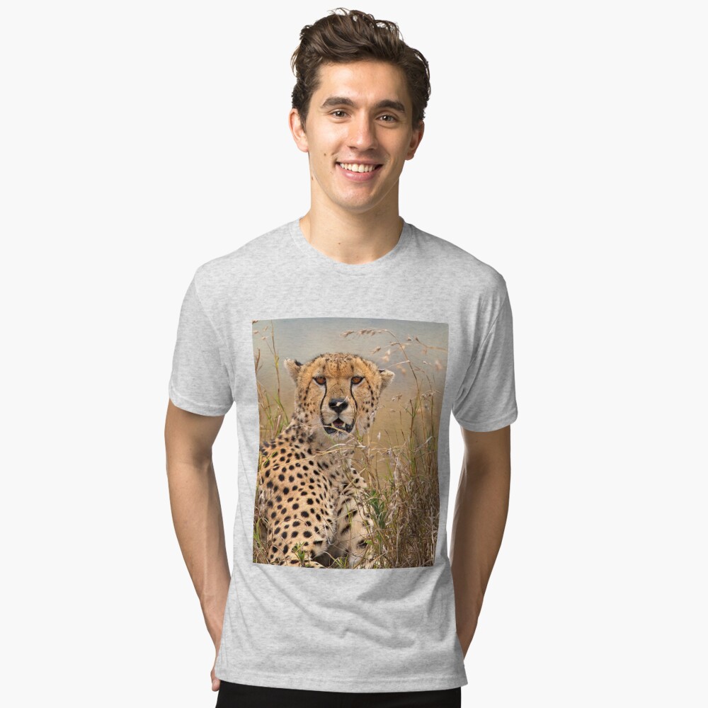 Caring Cheetah Mom With Cubs. Essential T-Shirt for Sale by Passion4Design