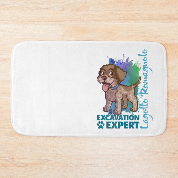 Item preview, Lagotto Romagnolo Puppy Dog Brown Roan designed and sold by Tazmaa.