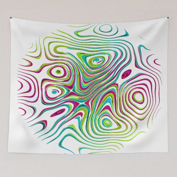 Item preview, Colorful abstract circle designed and sold by WilliamPyr.