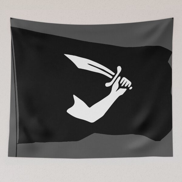 Item preview, Bandera pirata histórica Thomas Tew designed and sold by QuidnuncDesigns.