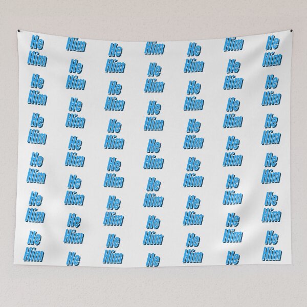 Item preview, He/him pronoun slogan  designed and sold by Pittstop.