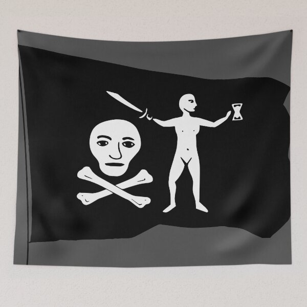 Item preview, Historic Pirate Flag Walter Kennedy designed and sold by QuidnuncDesigns.