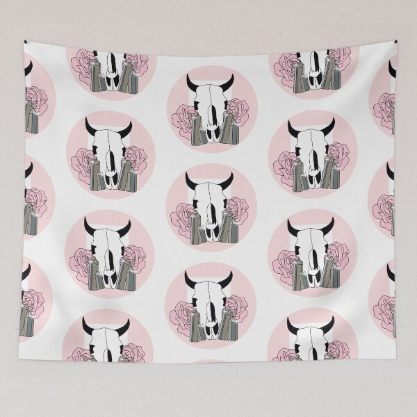 Item preview, Flower Decorated Cow Skull Head  designed and sold by holbytv.