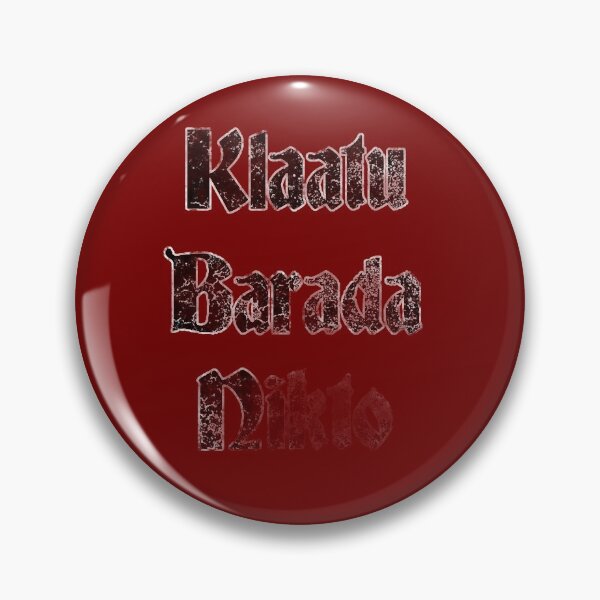 Item preview, Klaatu Barada Necktie designed and sold by Luke Tomlinson Artwork.