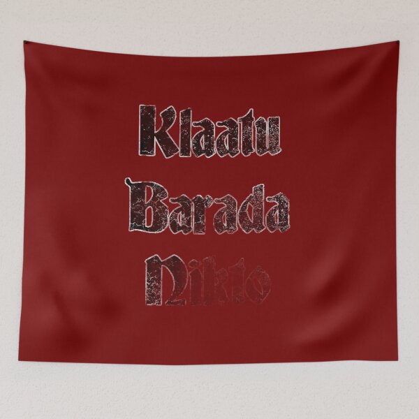 Item preview, Klaatu Barada Necktie designed and sold by Luke Tomlinson Artwork.