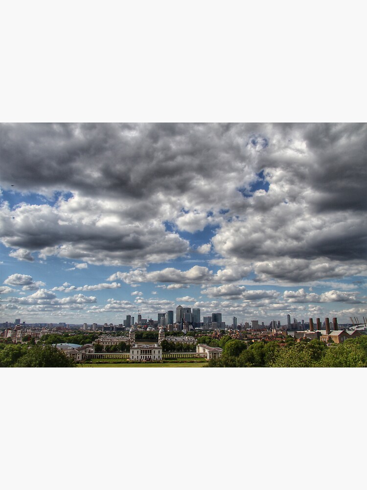 A dramatic skyline view from Greenwich Park by hoxtonboy