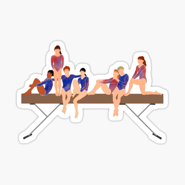 Item preview, The Magnificent Seven Gymnasts 1996 Atlanta designed and sold by GrellenDraws.