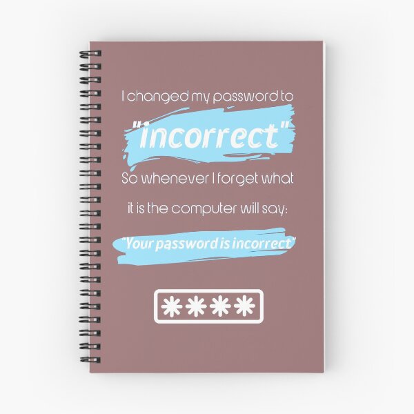 Item preview, Your password is incorrect  designed and sold by YACINE-MALIKI.