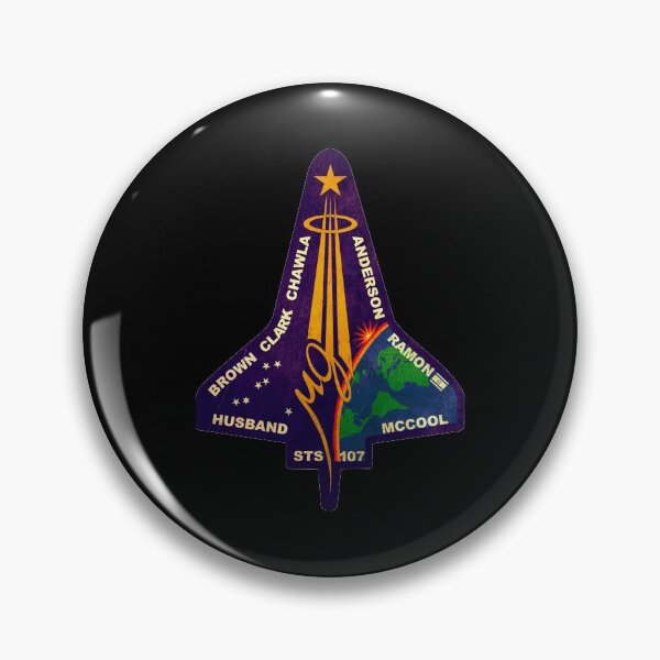 Item preview, STS-107 Space Shuttle Columbia Mission Logo - vintage look designed and sold by trendistudio.