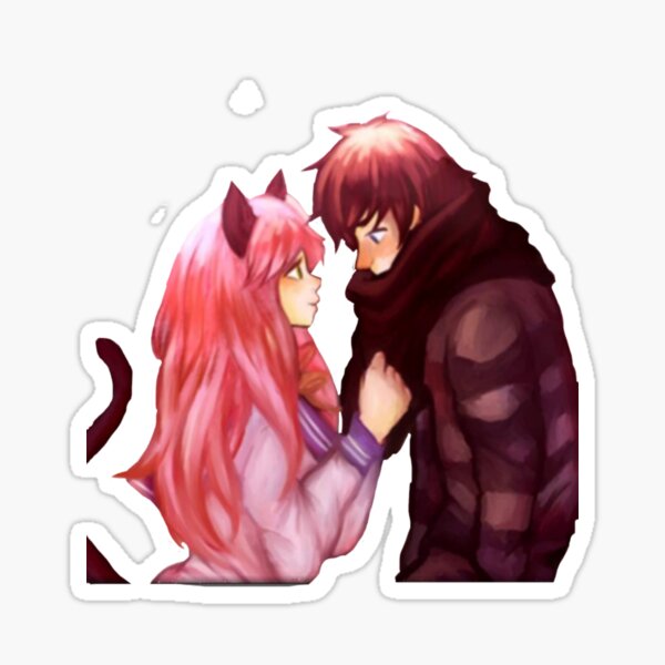 Aphmau Aaron Lycan Stickers | Redbubble